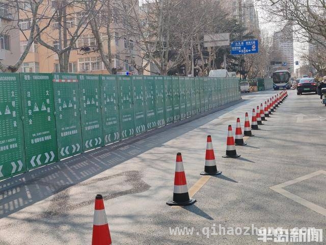 3月起江西路施工，途经人员车辆需谨慎！，青岛市区供水管网改造，江西路部分路段施工进行时