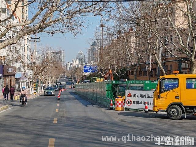 3月起江西路施工，途经人员车辆需谨慎！，青岛市区供水管网改造，江西路部分路段施工进行时