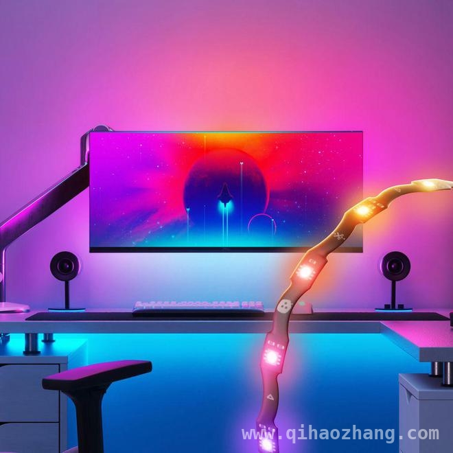 绿诺全新桌面灯带：开启游戏影音沉浸式灯光体验，2025 年 3 月新科技：绿诺桌面灯带让娱乐更沉浸