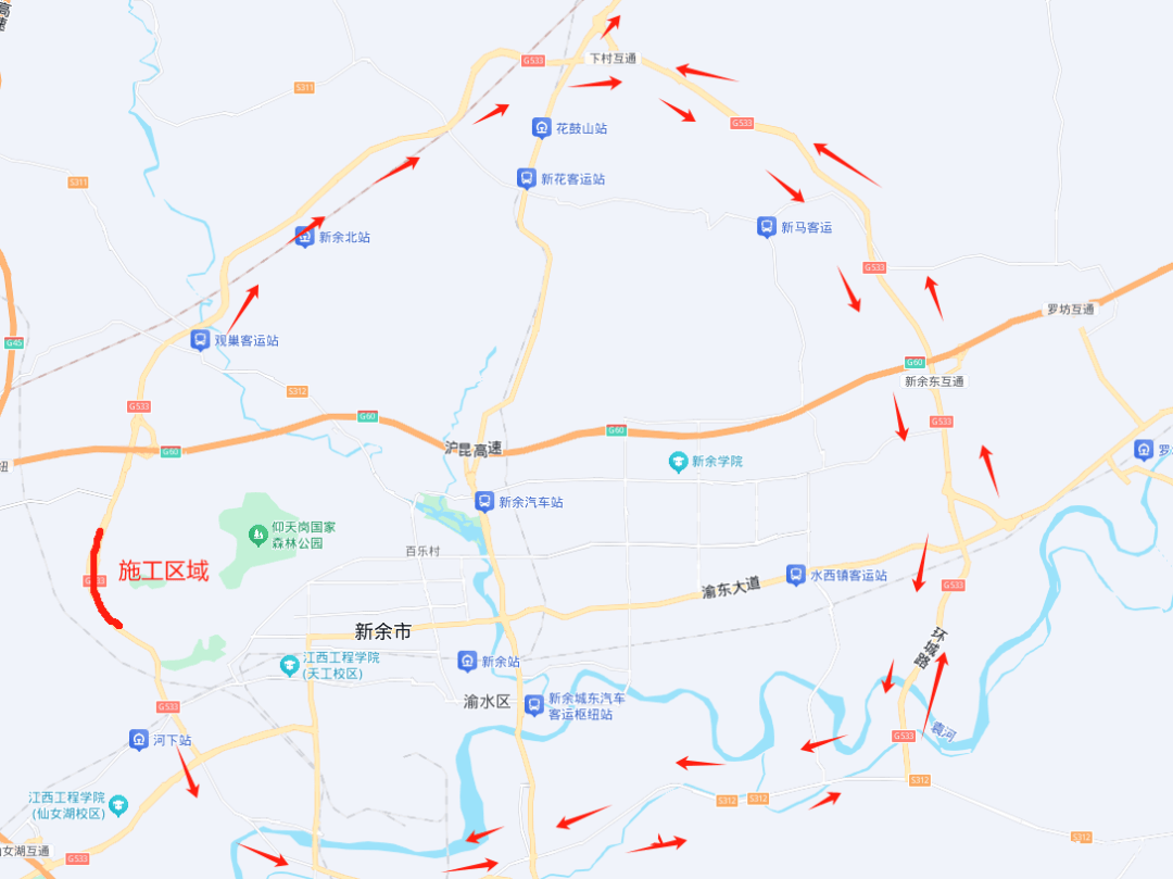 4. 注意！吉安青原区和新余部分路段将实施交通管制啦！，2. 吉安青原区、新余环城路部分路段交通管制，涉及这些时间和地点！