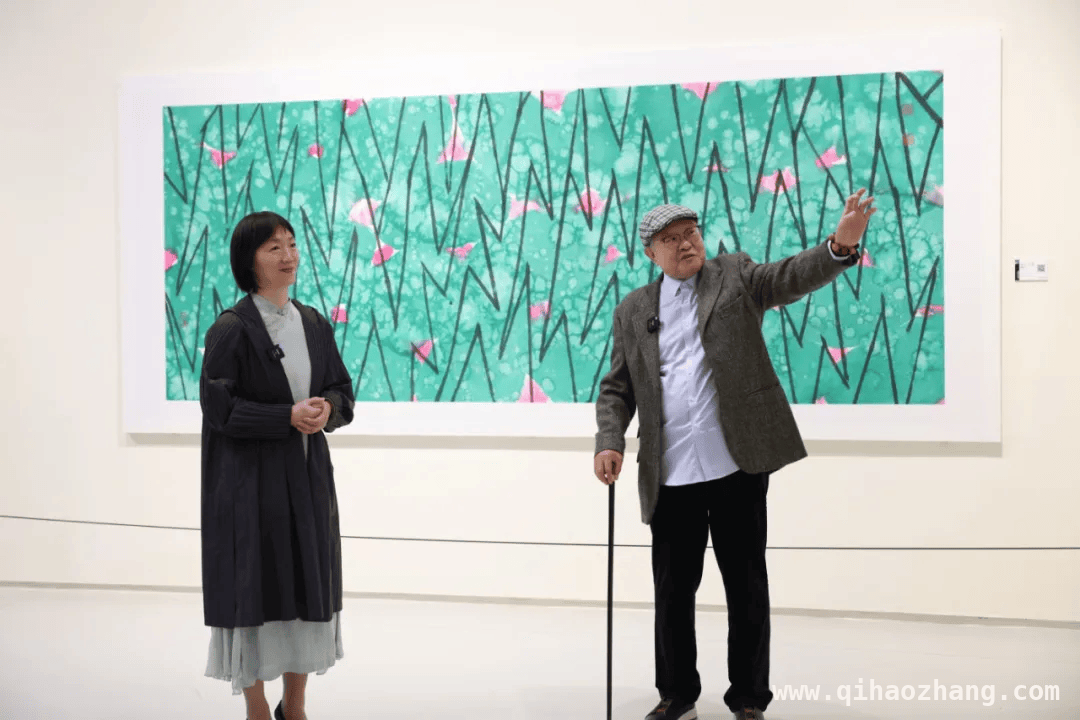 艺海传承：姜宝林携恩师墨宝与佳作亮相上海，姜宝林现代笔墨展上海启幕，续写艺术传奇