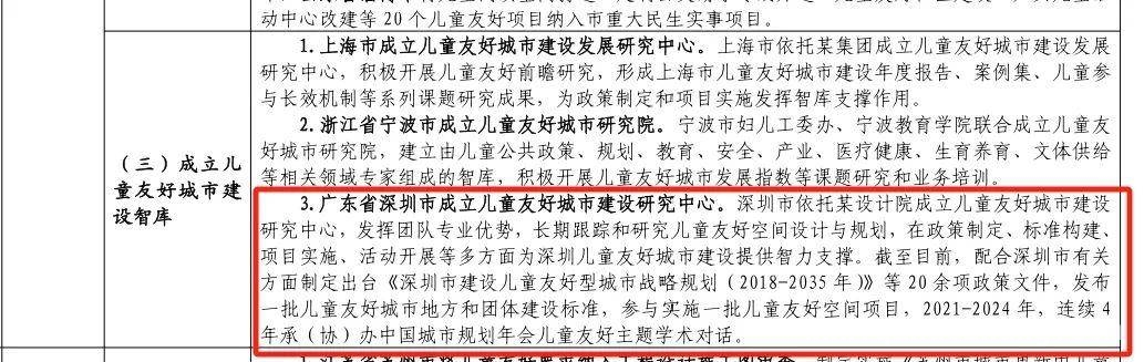 从研究中心到博览会，深圳儿童友好建设经验全国瞩目 深圳儿童友好建设双亮点：研究中心与博览会入选全国经验