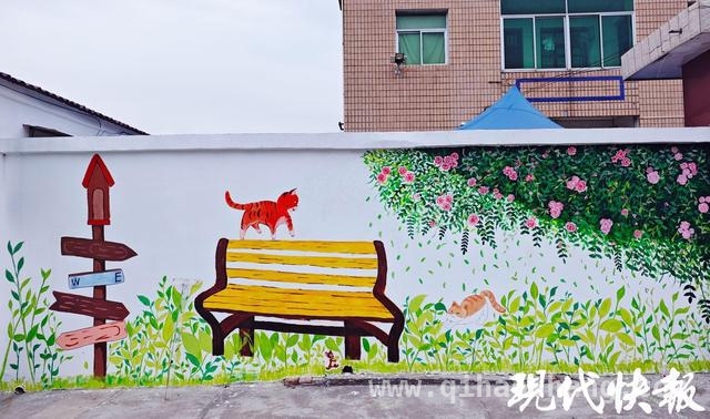 墙绘焕新助残空间，南京高校践行公益担当