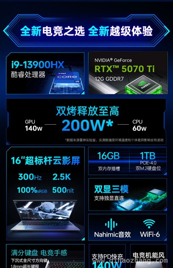 雷神RTX 5070 Ti版猎刃16游戏本来袭，性价比爆棚！，4月9日，雷神RTX 5070 Ti版猎刃16震撼首发，补贴后低价到手！